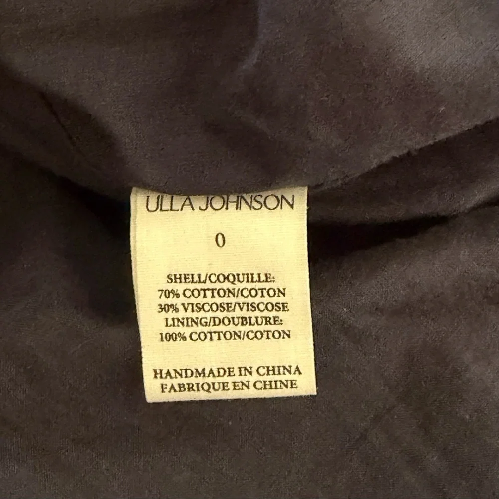 Ulla Johnson Juniper Mini Dress in Twilight Navy Floral milkmaid boho pockets - Picture 14 of 16